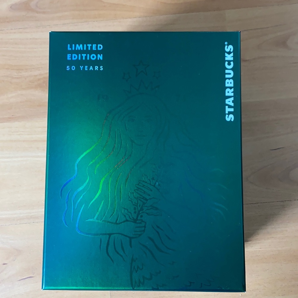 NEW Starbucks Limited Edition 50 Years Mermaid Cup - Picture 2 of 3